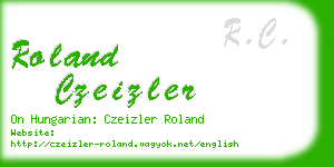 roland czeizler business card